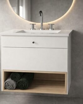 Vanitory Flotante Nórdico 56 cm – Diseño Moderno Minimalista